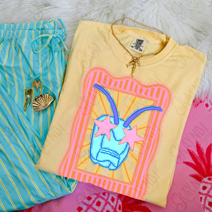 Preppy Blue Mascot (dropdown)-  DTF&UV