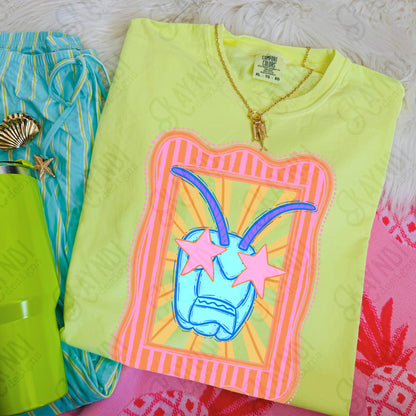 Preppy Blue Mascot (dropdown)-  DTF&UV