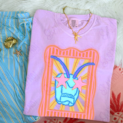 Preppy Blue Mascot (dropdown)-  DTF&UV