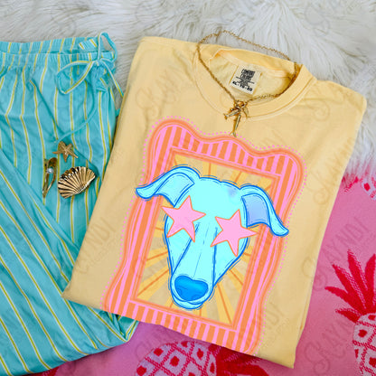 Preppy Blue Mascot (dropdown)-  DTF&UV