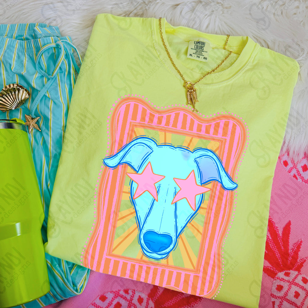 Preppy Blue Mascot (dropdown)-  DTF&UV