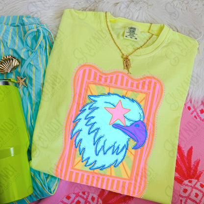 Preppy Blue Mascot (dropdown)-  DTF&UV
