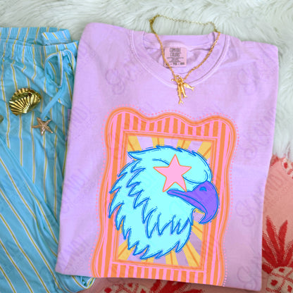 Preppy Blue Mascot (dropdown)-  DTF&UV