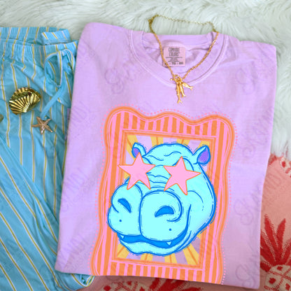 Preppy Blue Mascot (dropdown)-  DTF&UV