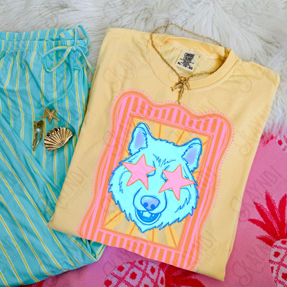 Preppy Blue Mascot (dropdown)-  DTF&UV