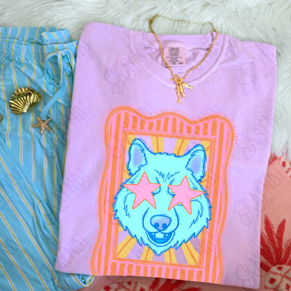 Preppy Blue Mascot (dropdown)-  DTF&UV