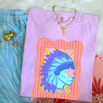 Preppy Blue Mascot (dropdown)-  DTF&UV