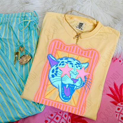 Preppy Blue Mascot (dropdown)-  DTF&UV