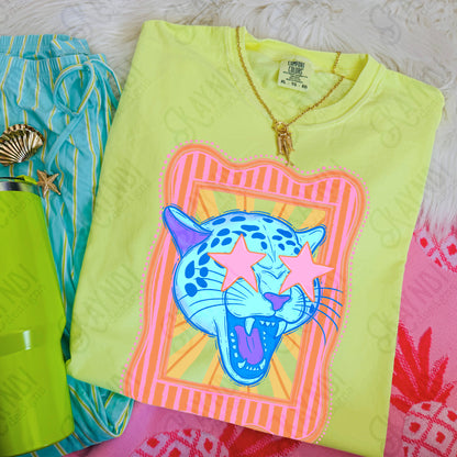 Preppy Blue Mascot (dropdown)-  DTF&UV