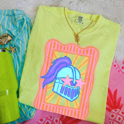Preppy Blue Mascot (dropdown)-  DTF&UV