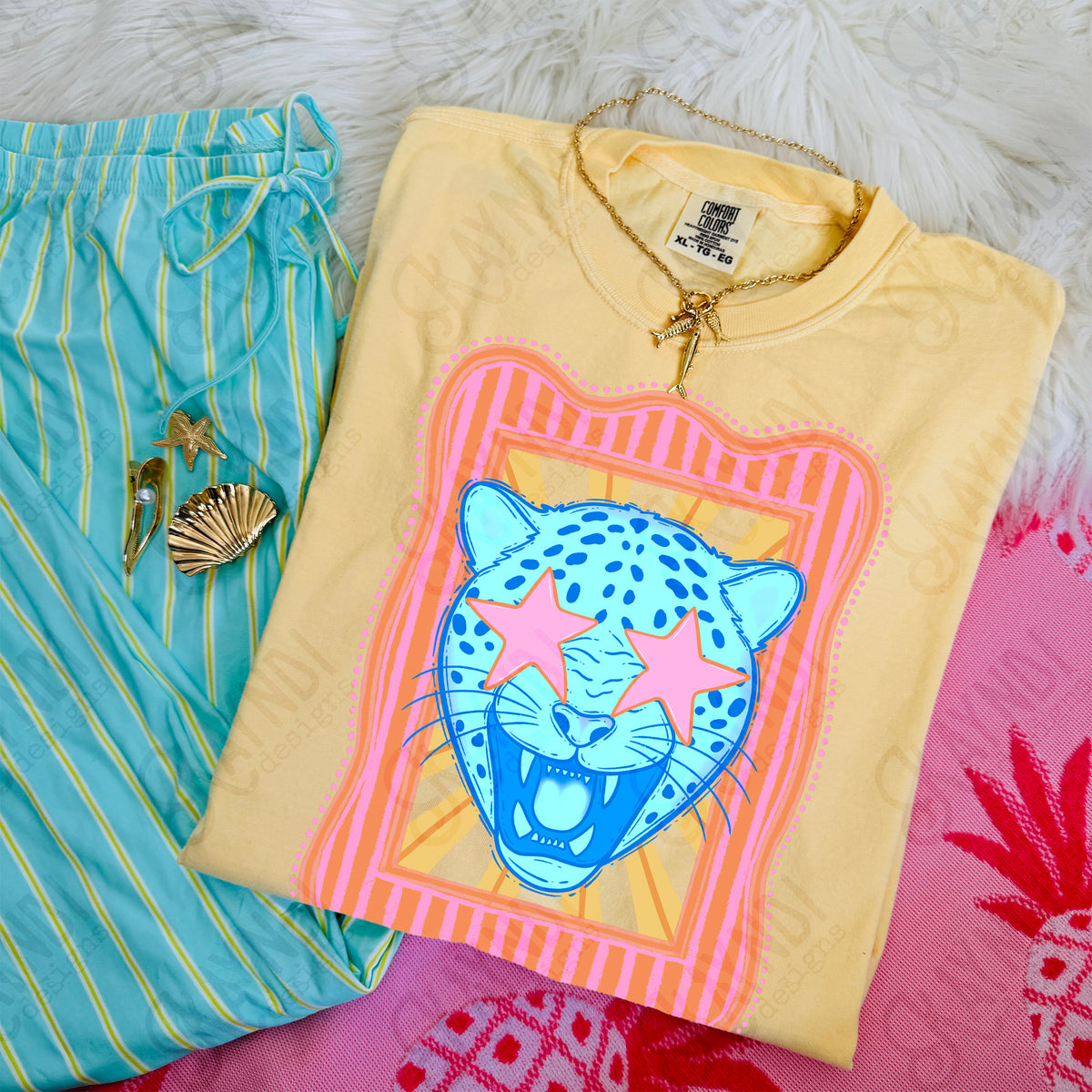 Preppy Blue Mascot (dropdown)-  DTF&UV