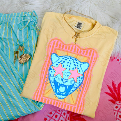 Preppy Blue Mascot (dropdown)-  DTF&UV