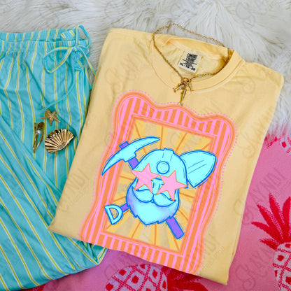 Preppy Blue Mascot (dropdown)-  DTF&UV