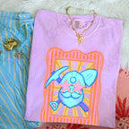 Preppy Blue Mascot (dropdown)-  DTF&UV