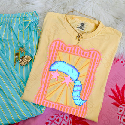 Preppy Blue Mascot (dropdown)-  DTF&UV
