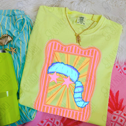 Preppy Blue Mascot (dropdown)-  DTF&UV