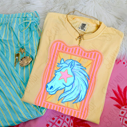 Preppy Blue Mascot (dropdown)-  DTF&UV
