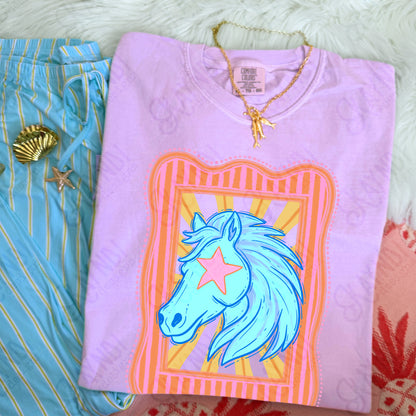 Preppy Blue Mascot (dropdown)-  DTF&UV