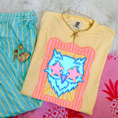 Preppy Blue Mascot (dropdown)-  DTF&UV