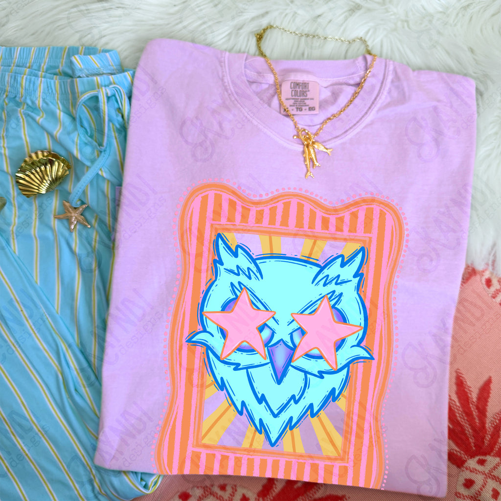 Preppy Blue Mascot (dropdown)-  DTF&UV