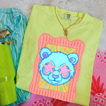 Preppy Blue Mascot (dropdown)-  DTF&UV