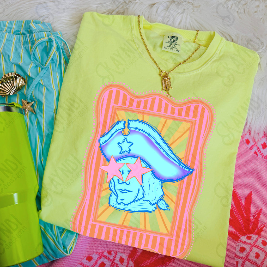 Preppy Blue Mascot (dropdown)-  DTF&UV