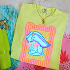 Preppy Blue Mascot (dropdown)-  DTF&UV