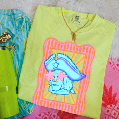 Preppy Blue Mascot (dropdown)-  DTF&UV