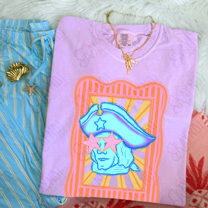 Preppy Blue Mascot (dropdown)-  DTF&UV