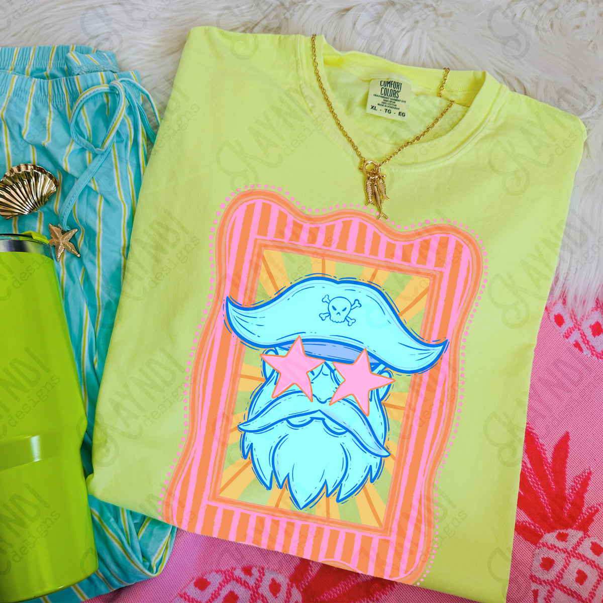 Preppy Blue Mascot (dropdown)-  DTF&UV