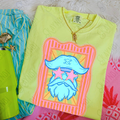 Preppy Blue Mascot (dropdown)-  DTF&UV