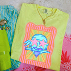 Preppy Blue Mascot (dropdown)-  DTF&UV