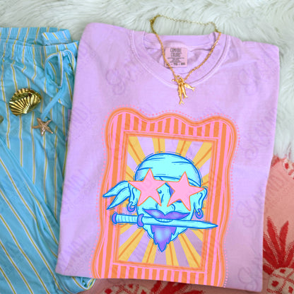 Preppy Blue Mascot (dropdown)-  DTF&UV