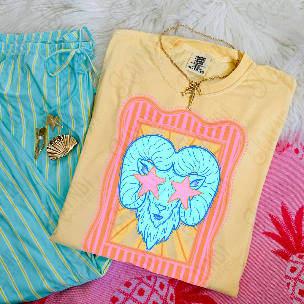 Preppy Blue Mascot (dropdown)-  DTF&UV