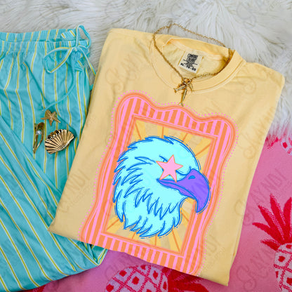 Preppy Blue Mascot (dropdown)-  DTF&UV