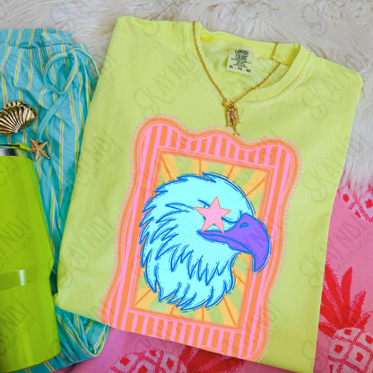 Preppy Blue Mascot (dropdown)-  DTF&UV