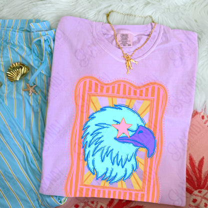 Preppy Blue Mascot (dropdown)-  DTF&UV