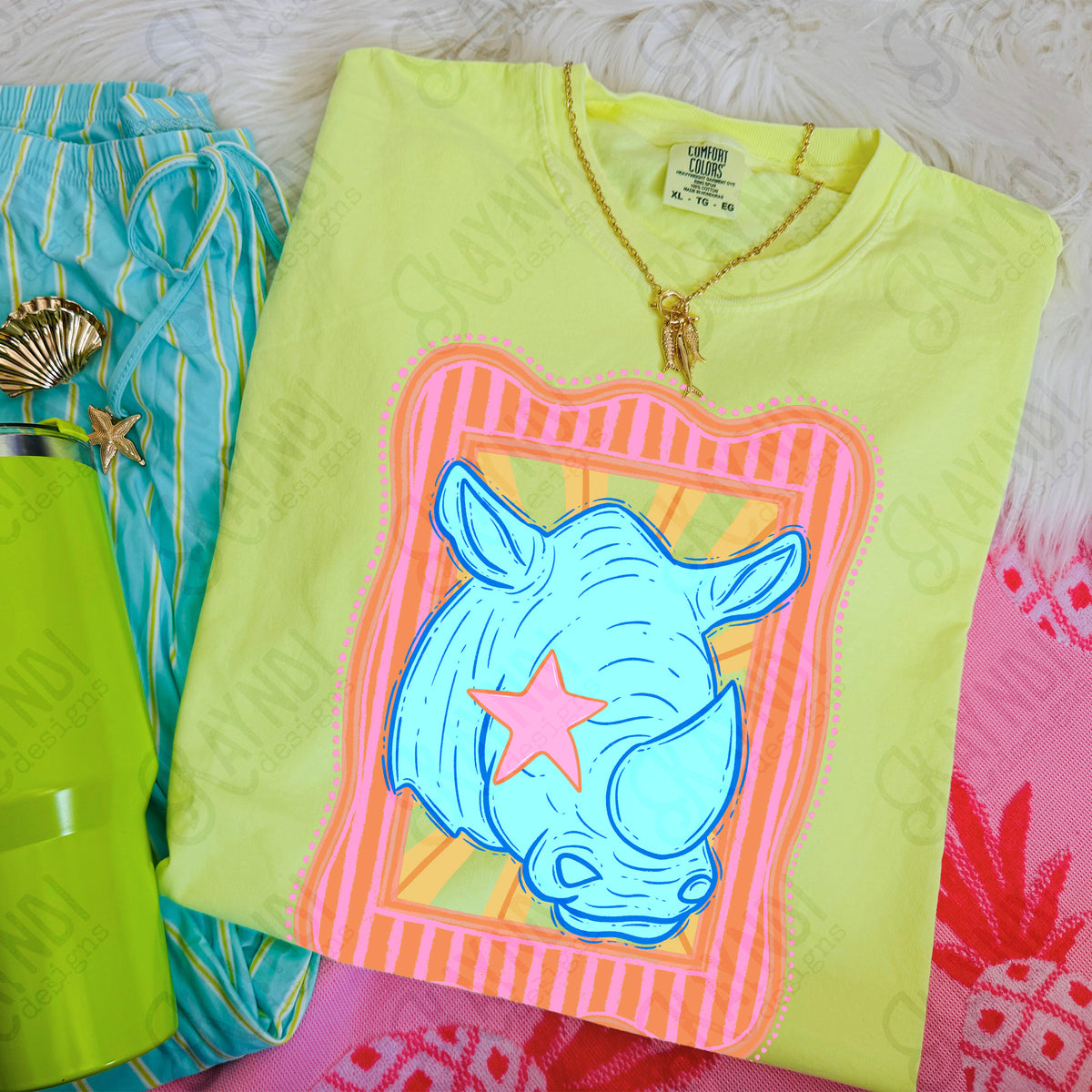 Preppy Blue Mascot (dropdown)-  DTF&UV