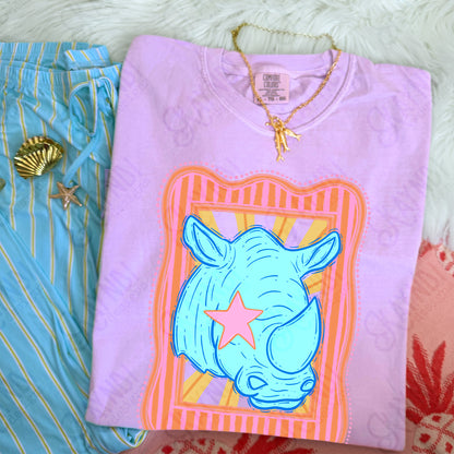 Preppy Blue Mascot (dropdown)-  DTF&UV