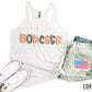 Bobcats Orange & Black W Wht - DTF