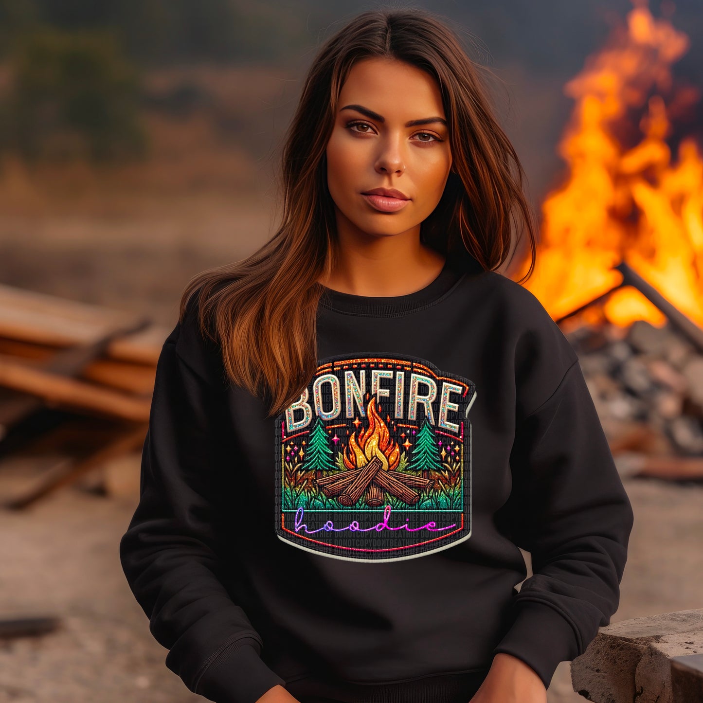 Bonfire Hoodie-DTF