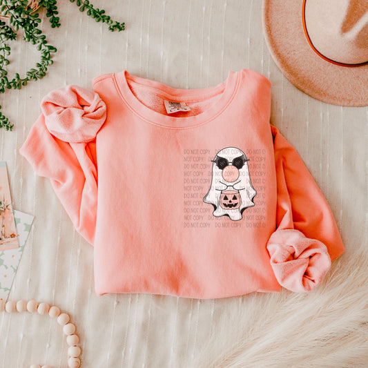 Bubble Gum Ghostie Pink-DTF