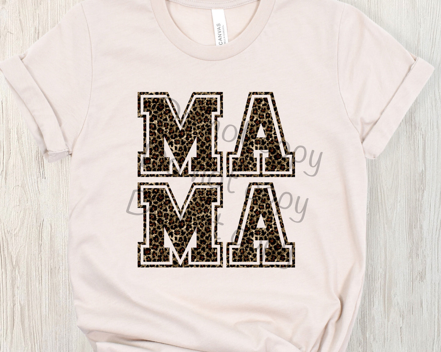 Mama leopard sequin-DTF