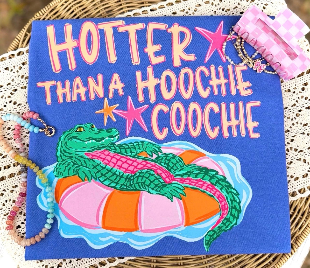 Hotter than a hoochie coochie gator-DTF&UV