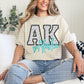 Polka Dotted Faux Embroidery States (ALL STATES)-DTF