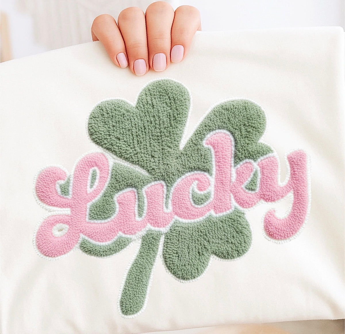 Lucky clover fluffy-DTF&UV