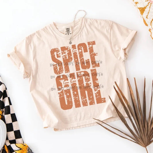 Spice girl stacked distressed-DTF&UV