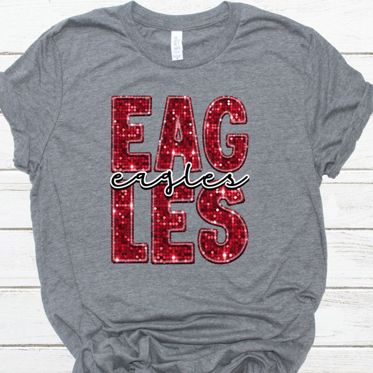Eagles sequin-DTF