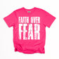 Faith over fear (Breast cancer awareness)-DTF&UV