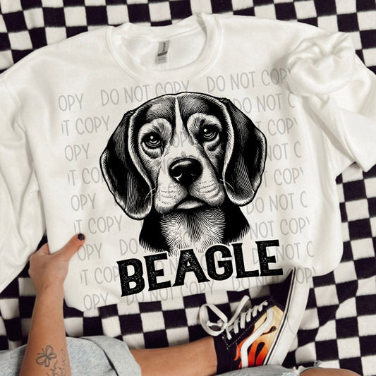 Beagle Portrait - DTF